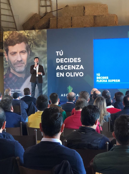 Manuel Valenciano, director ejecutivo de Ascenza, durante la presentacin del nuevo fungicida Flecha Suprem