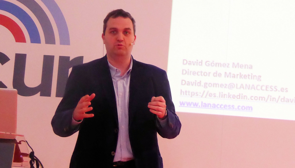 El director de marketing de Lanaccess, David Gmez Mena