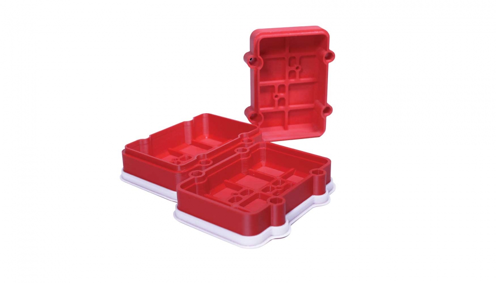 Caja protectora impresa en 3D y producida en ABS de grado de ingeniera real