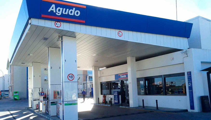 Imagen de la estacin urbana propiedad de Gasleos Agudo ubicada en la localidad toledana de Camarena