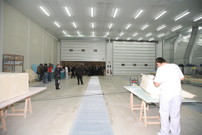 Inauguracin de la planta, situada en el polgono L'Oriola en Amposta (Tarragona)