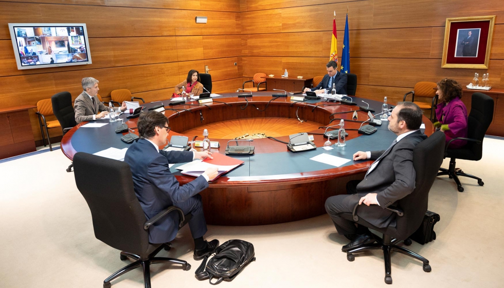 Una imagen de la reunin del Consejo de Ministros del pasado 31 de marzo