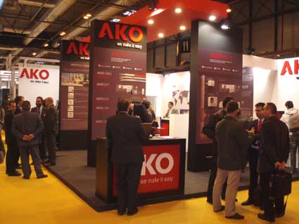 Stand de la compaa en Matelec 2008