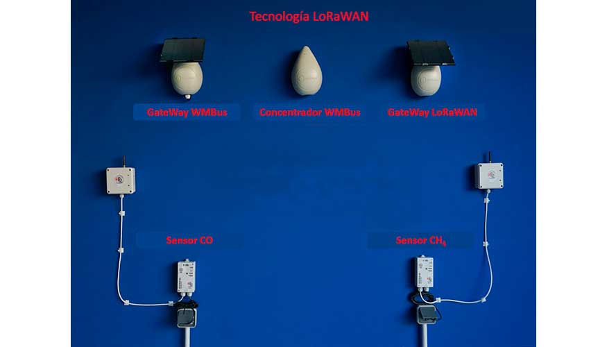El Gateway incluye un terminal especfico para los instaladores de contadores denominado L-Bep (LoRaWAN-Bluetooth-End-Point) para facilitar la...