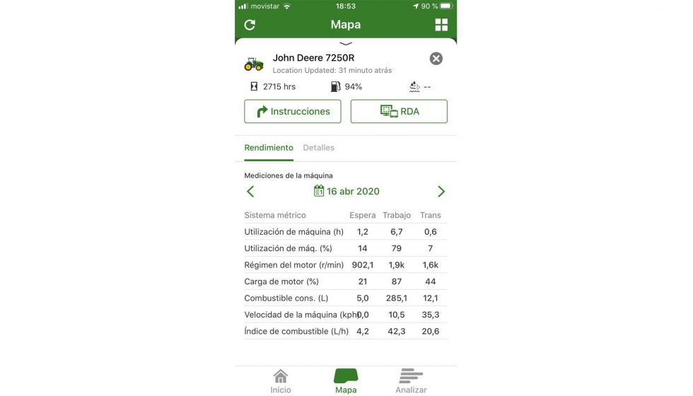 Figura 5: Datos de M�quina (MyOperations)