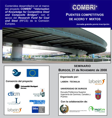 El seminario se celebr en la Escuela Politcnica Superior Ingeniera de Caminos, Canales y Puertos, Universidad de Burgos...