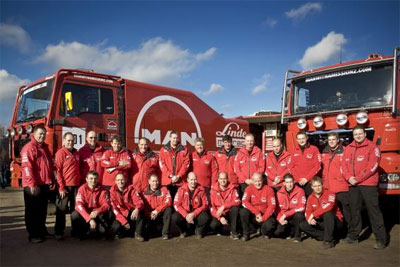 El equipo Man holands de rally 'Man with a Mission 2'