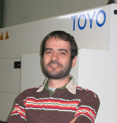 David Ortega Luque, technical engineer of Raorsa machinery