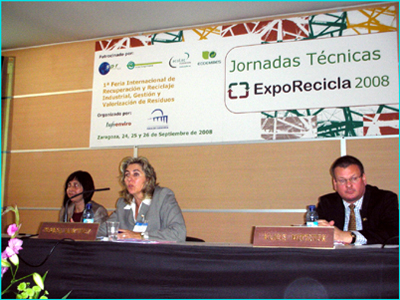 Teresa Barrs, Ministerio de Medio Ambiente, Medio Rural y Marino. Teresa Martnez, CicloplastKlaus Wiltstock, Basf