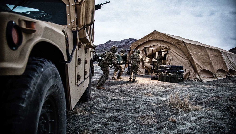 Sistemas de iluminaci�n para hospitales de campa�a