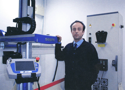 Victor Pavn, responsible for the subsidiary of Sepro robotics