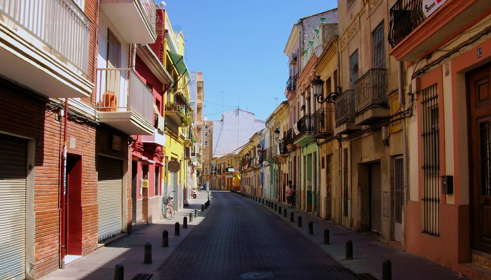 Barrio del Cabanyal en Valencia