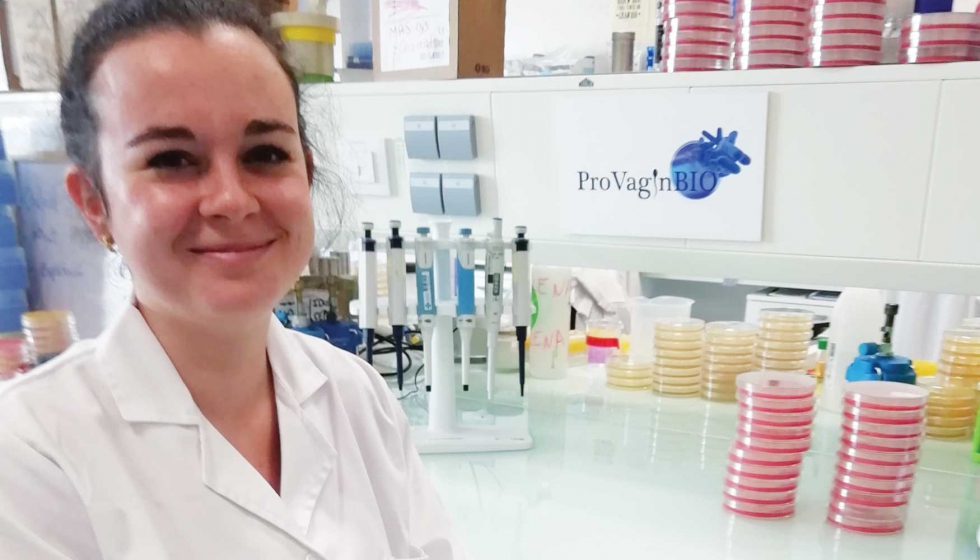 Marion Toquet, predoctoral del Grupo ProVaginBIO. Realiza una tesis doctoral relacionada con esta l�nea de investigaci�n...