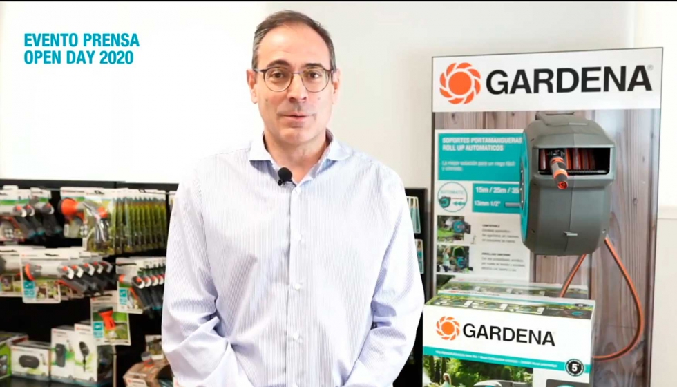 Carlos del Pial, director general de Gardena, durante el encuentro virtual con la prensa