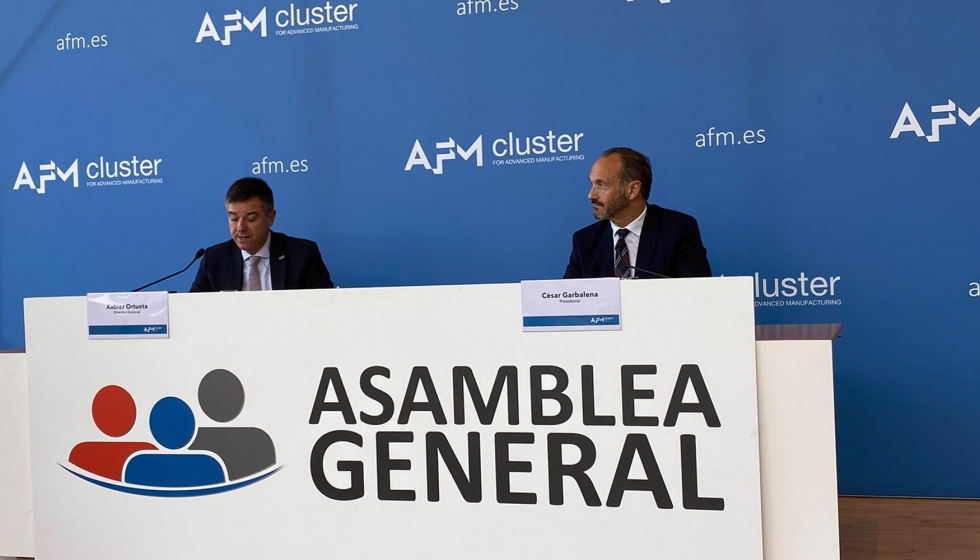 Xabier Ortueta, director general; y Csar Garbalena, presidente de AFM respectivamente...