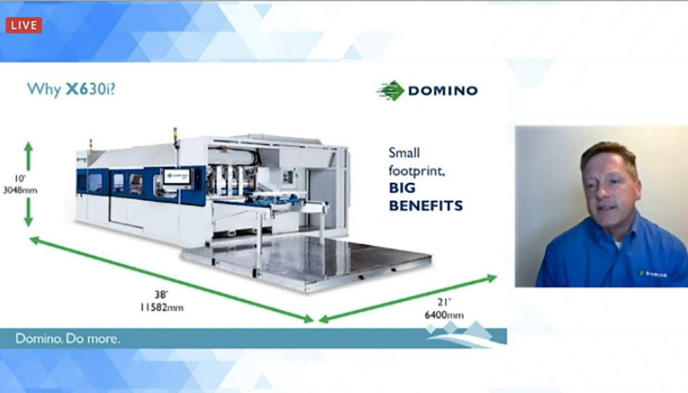 Matt Condon, director de desarrollo de negocios del sector de ondulado de la divisin Domino Digital Printing Solutions...
