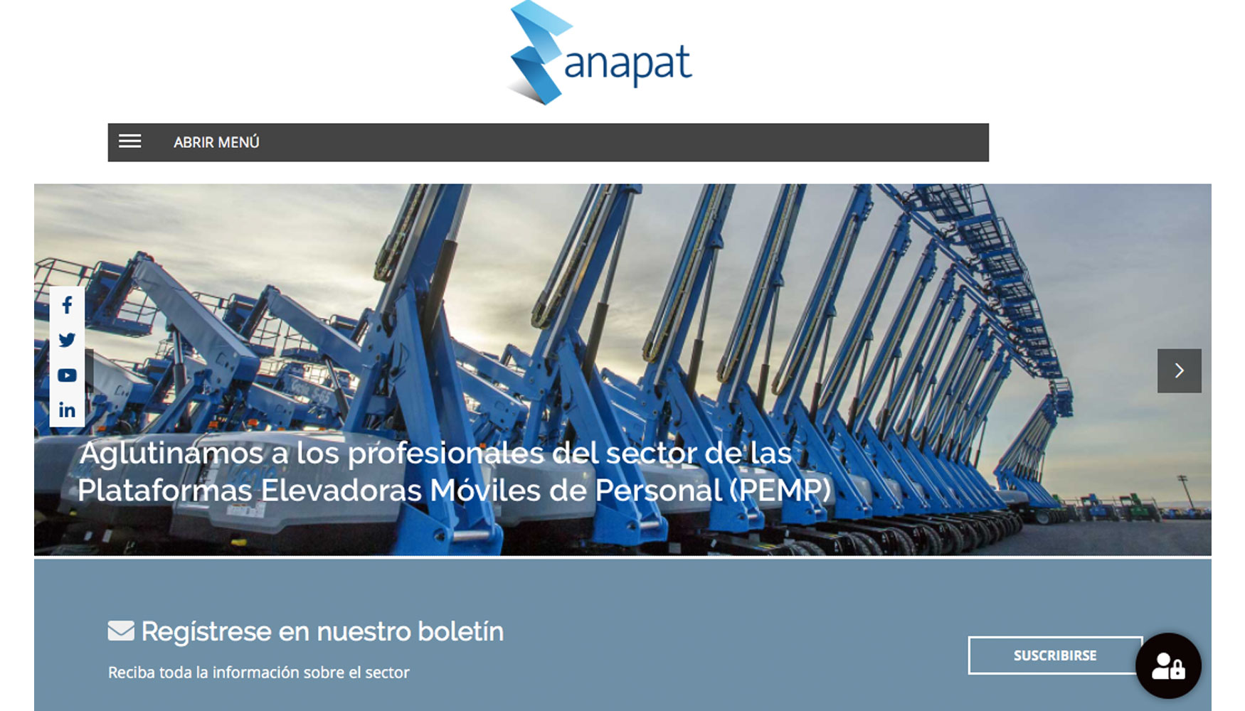 Nueva web de Anapat