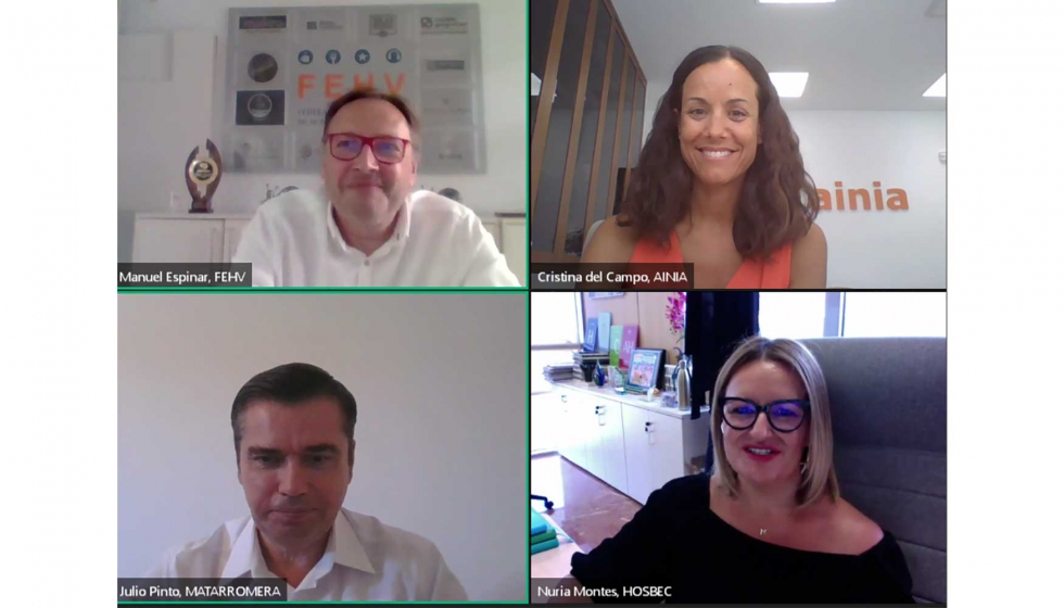 Participantes de la mesa virtual Canal Horeca: Reinventarse en el entorno actual