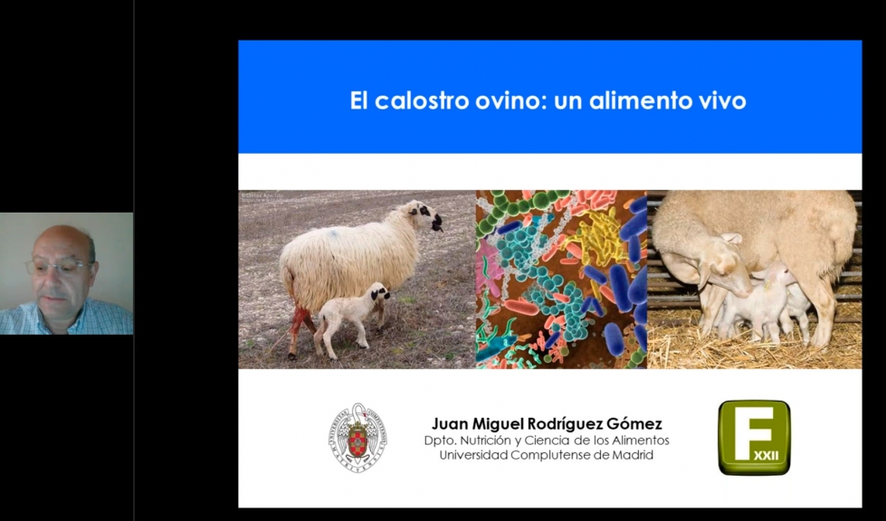 Un instante de la intervencin de Juan Miguel Rodrguez Gmez en el Foro Nacional de Ovino