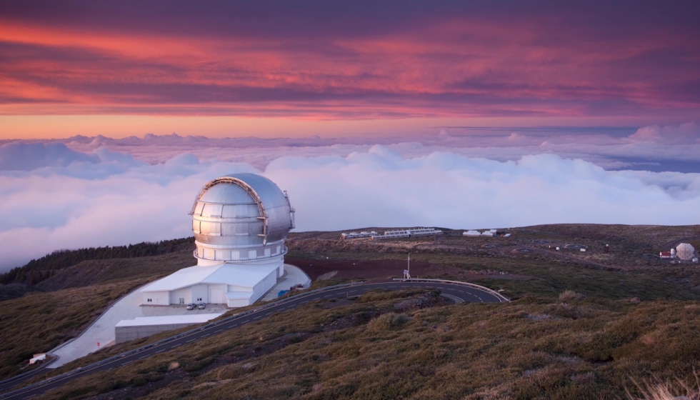 Gran Telescopio de Canarias, en la isla de La Palma. Foto: Getty images