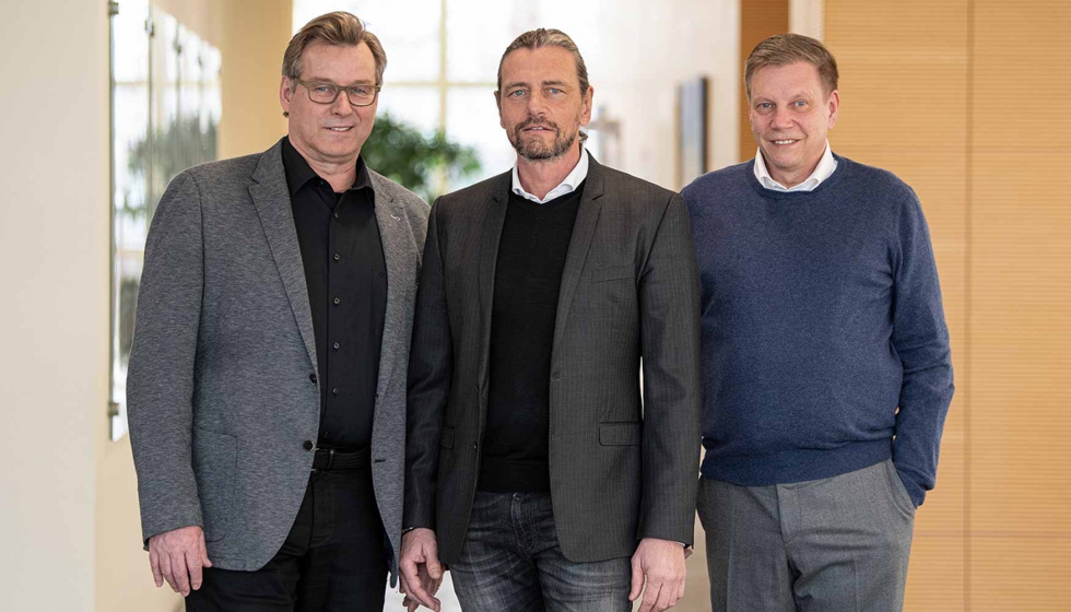 Direccin de la nueva Schubert Business Development GmbH: Peter Gabriel, Gerald Schubert y Ralf Schubert (de izquierda a derecha)...
