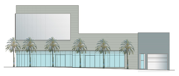 Alzado del edificio Par�s desde la calle Bah�a Blanca