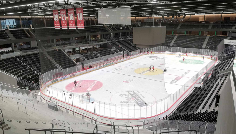 El recinto es sede del Lausanne Hockey Club de la Liga Nacional