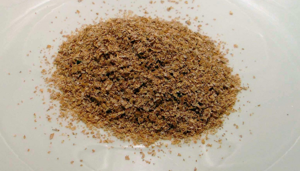 El salvado de cereales es una de las fuentes ms comunes de subproductos de fibra
