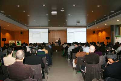 Aspecto general de la jornada de Schneider Electric en Barcelona