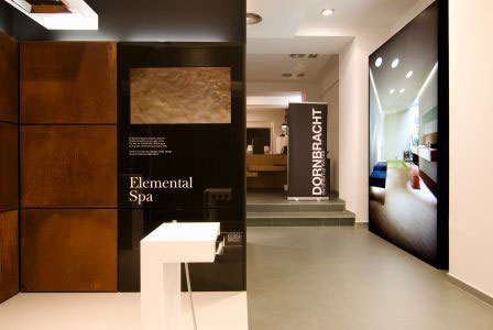 Elemental Spa es uno de los productos Dornbracht que se expone en el nuevo espacio de la marca en Barcelona