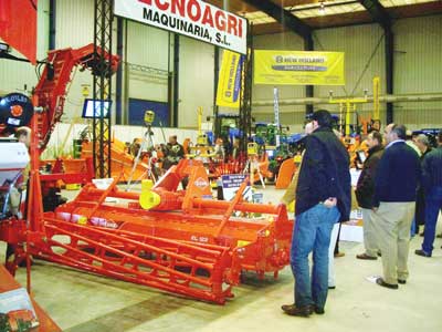 Agroexpo 2009 occupied the whole of the exhibition space of Feval, about 37,000 square metres