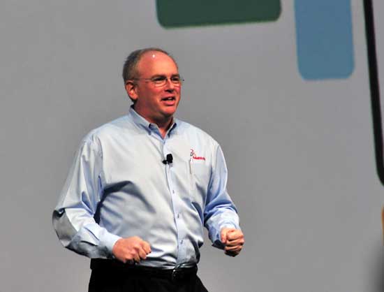 Jon Hirschtick, durante su intervencin en SolidWorks World 2009