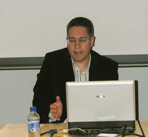 Xavier Raurich, durante su presentacin