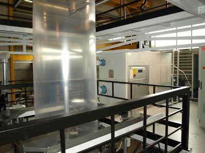 Frigosystem kite is a machine for the production of blown film or 'ball'