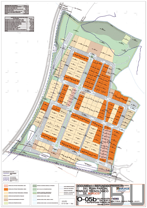 El �rea elegida para el desarrollo del parque tecnol�gico se encuentra pr�xima al nudo de carreteras formado por la N-120 (que se prev� se desdoble)...
