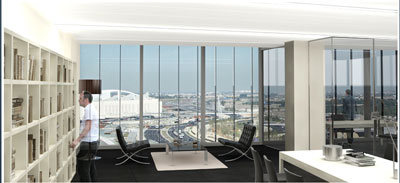 El proyecto de oficinas Zab se integra en la manzana 1 dentro del plan de urbanismo propuesto para el barrio del AVE (Milla Digital) para uso...