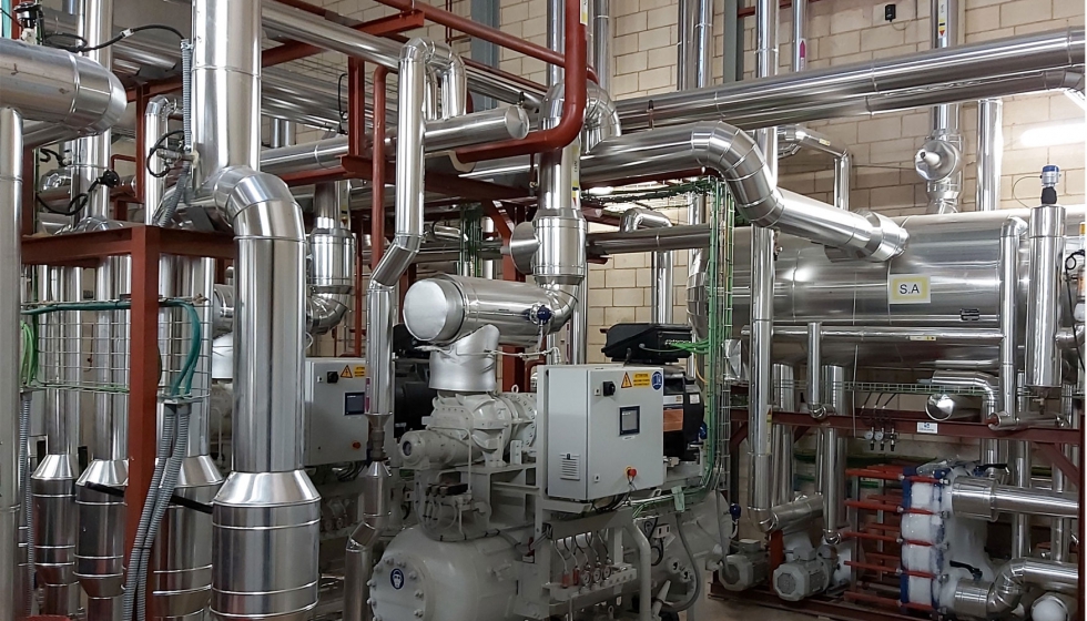 Sistema centralizado de fro industrial con amoniaco