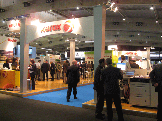 Stand de Xerox en la primera edicin de Graphispag Digital