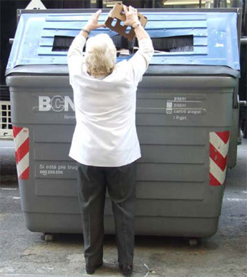 Cada barcelons gener 1,47 kg por habitante y da de residuos a lo largo de 2008