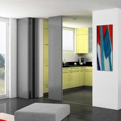 The model Hawa - Aperto 60/H is a system of partition walls for stackable and enrasables sliding doors with a maximum weight of 60 kg...