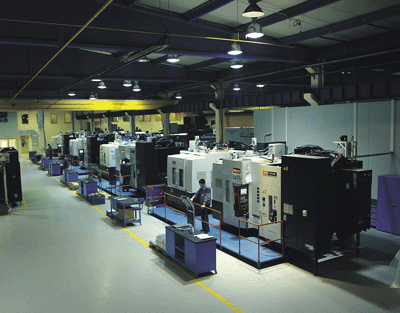 Workshop of machines