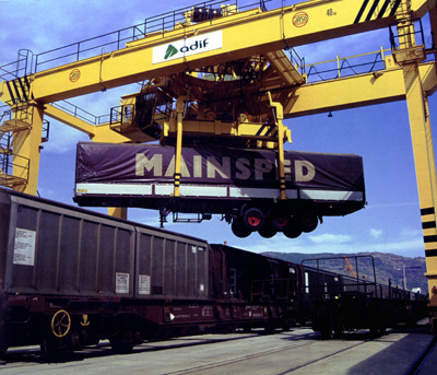 La fiabilidad del medio ferroviario para el transporte de mercancas ha experimentado una mejora