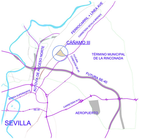 Mapa de ubicacin que permite ver claramente las vas de acceso y circunvalacin de la ciudad