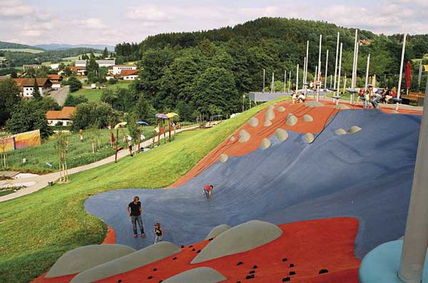 The Big hill slide. Waldkirchen, Baviera...