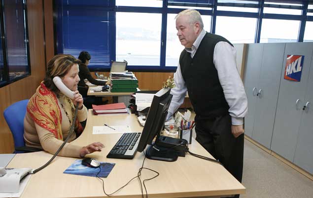 Juan Jos Crivills en las oficinas de HKL. Foto: Pilar Corts