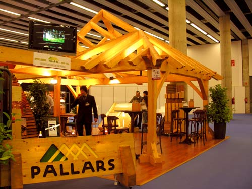 In Construmat several exhibitors demonstrated the qualities of wood in construction