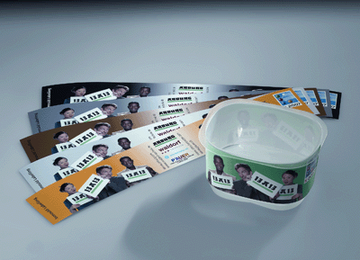 Etiquetas de los vasitos de yogur