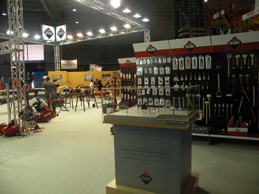 Rubi stand at Construmat, where visitors could see first hand the latest tools for building