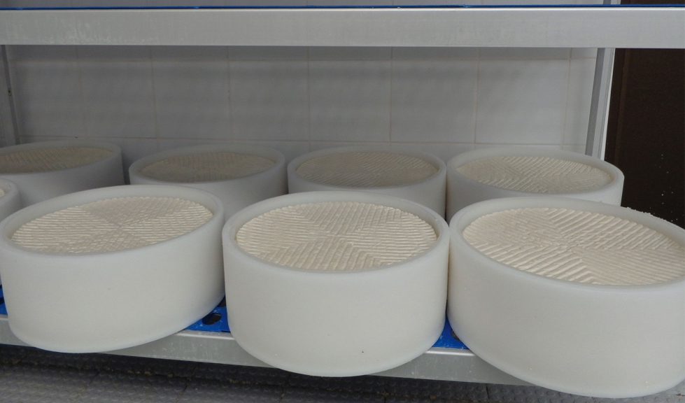 Sala de maduraci�n de quesos elaborados con leche de cabra