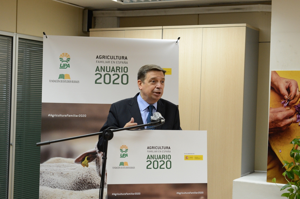 Luis Planas se ha mostrado optimista en cuanto al porcentaje de superficie en agricultura ecolgica que propone la estrategia De la Granja a la Mesa...
